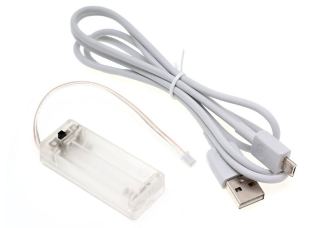 Držák baterií AAA + USB kabel pro micro:bit