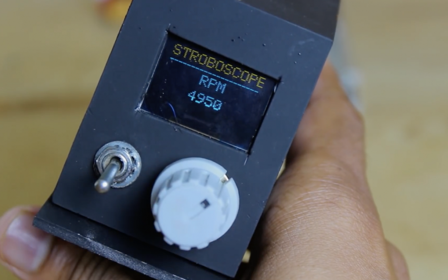 Arduino stroboskop - Nastavení frekvence