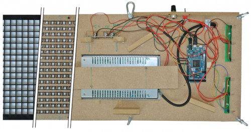 Arduino Due a zdroj pod LED