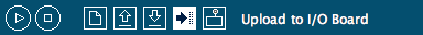 Tlačítko v Arduino IDE pro nahrání souborů do Arduina