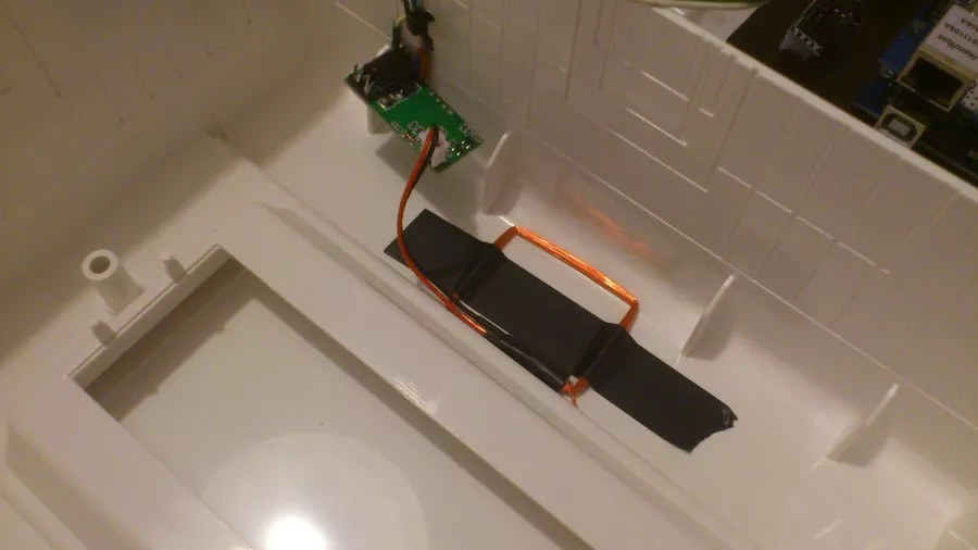 Arduino docházkový systém - Umístění RFID antény