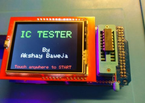 Arduino tester integrovaných obvodů