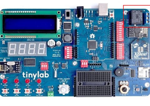 Arduino TinyLab - relé