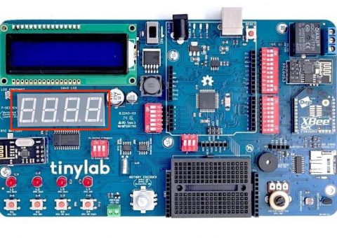 TinyLab: Sedmisegmentový displej