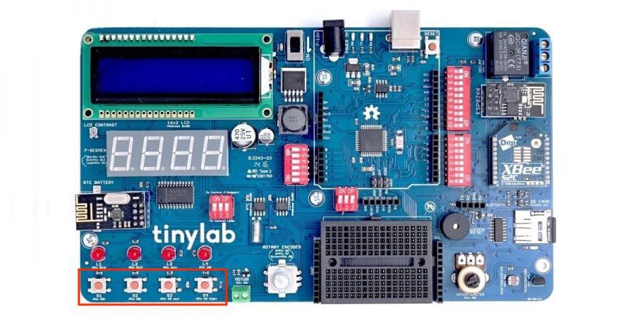 Arduino Kit Tinylab - tlačítka