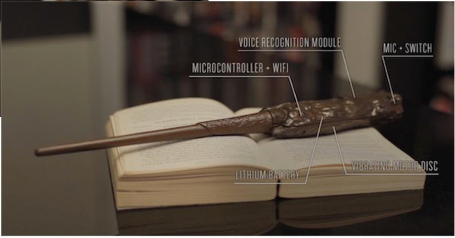 Arduino kouzelná hůlka s hlasovým ovládáním