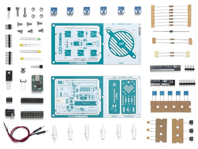 Arduino Make Your UNO Kit - součásti
