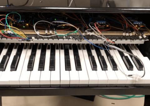 Arduino Midi klavír