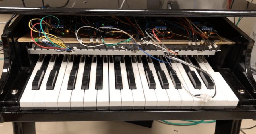Arduino Midi klavír