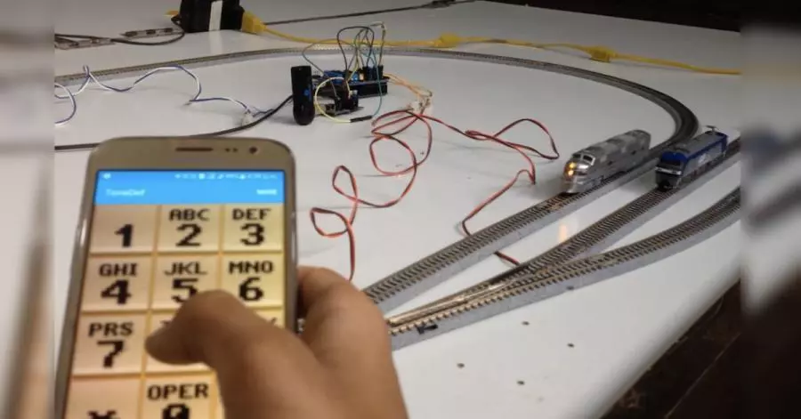 Arduino řízení modelové železnice