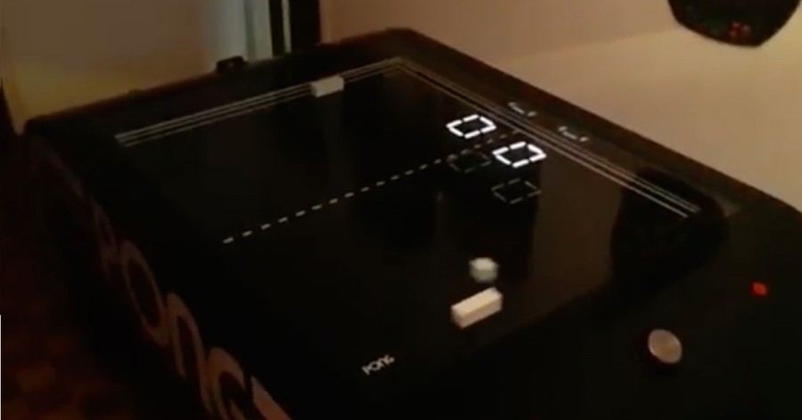 Arduino stolní verze hry Pong