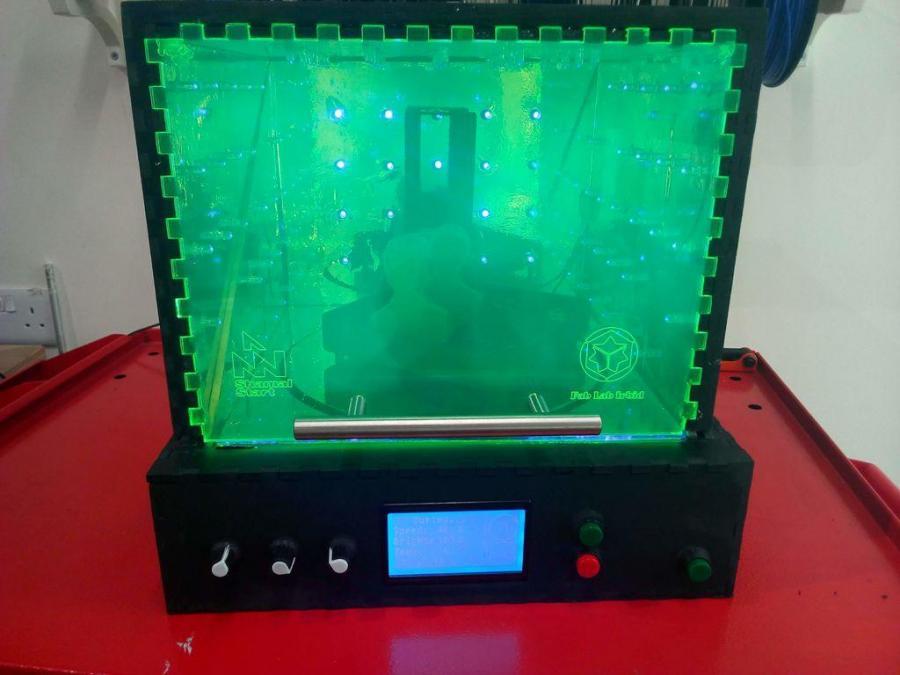 Arduino SLA 3D tisk - ustálovací box