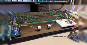 Arduino desky komunikují pomocí ultrazvuku