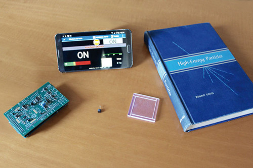 ArduSiPM ovládací aplikace Arduino detektoru částic