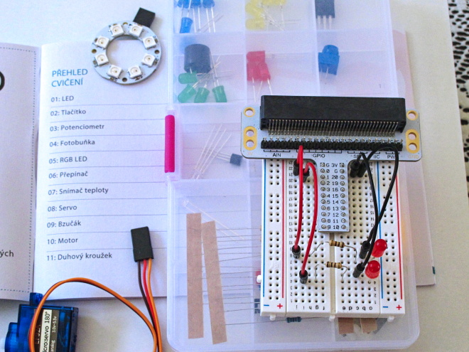 Přehled projektů microbit Starter Kit