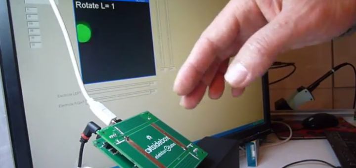 Arduino bezdotykový 3D ovladač