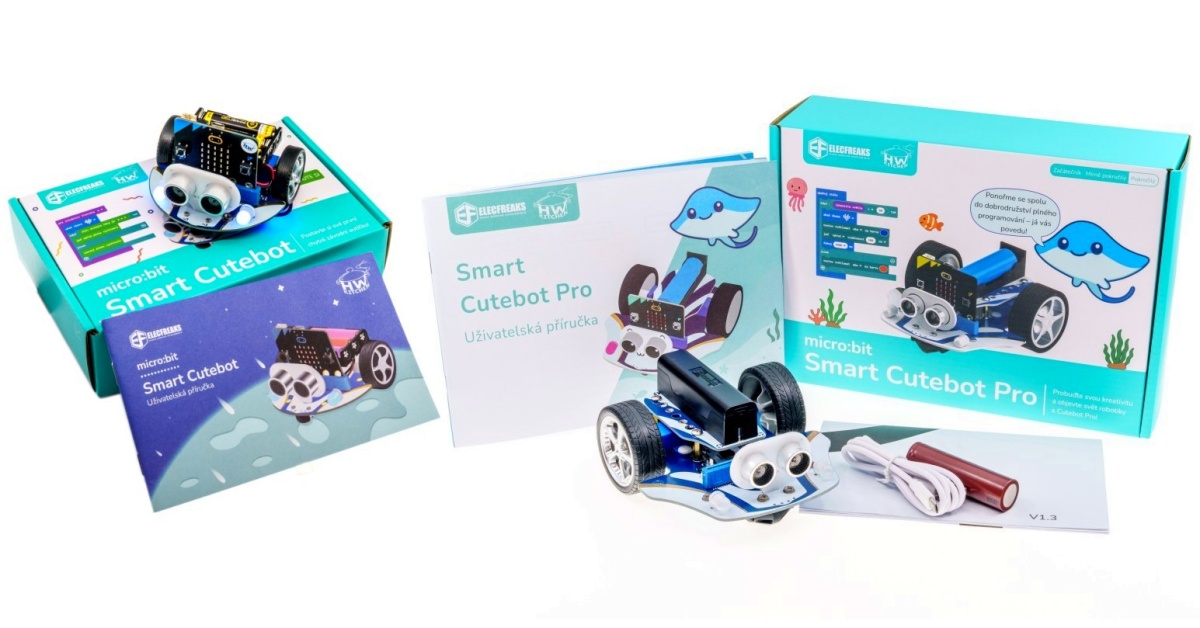 Cutebot a Cutebot Pro: když micro:bit dostane kola i češtinu ...