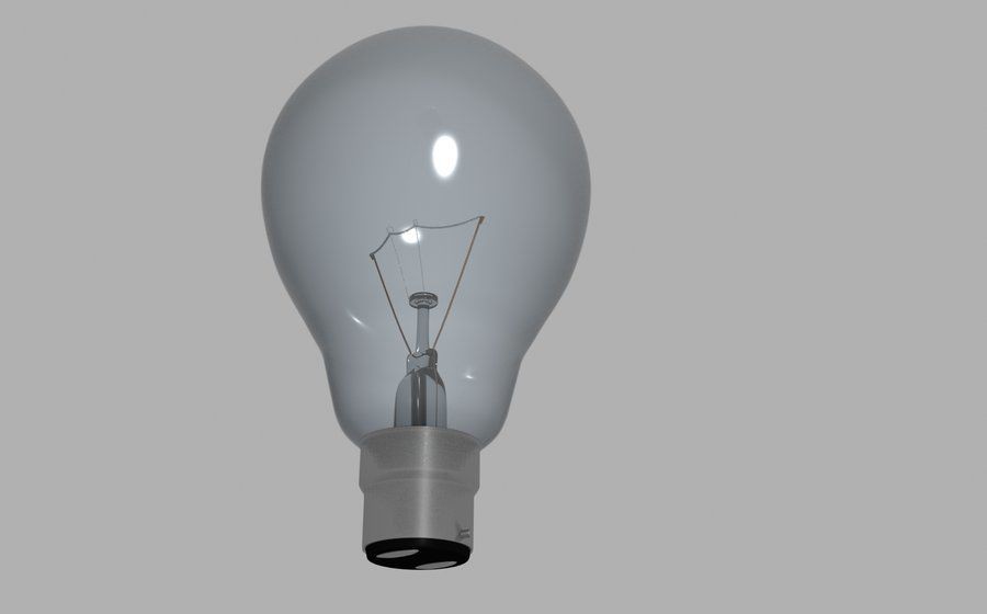 Žárovka jako příklad pro vysvětlení proudu, napětí a výkonu
