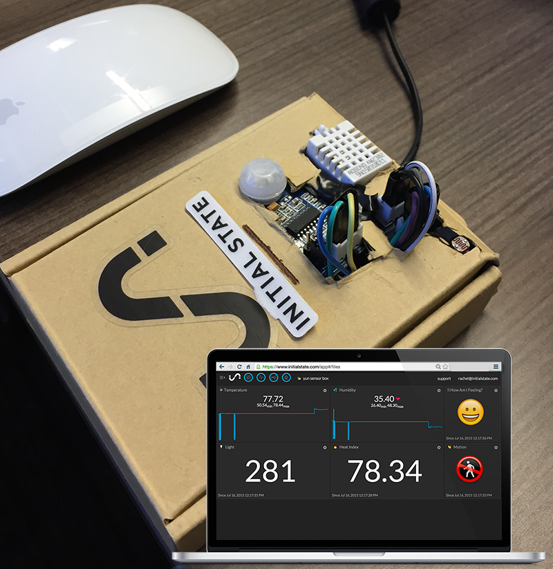 INITIAL STATE: JEDNODUCHÁ VIZUALIZACE DAT Z ARDUINO