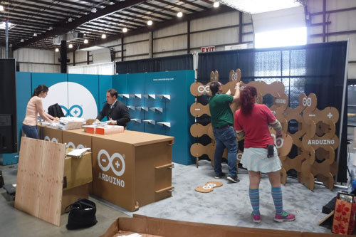 Arduino stánek na Maker Faire Bay Area 2016