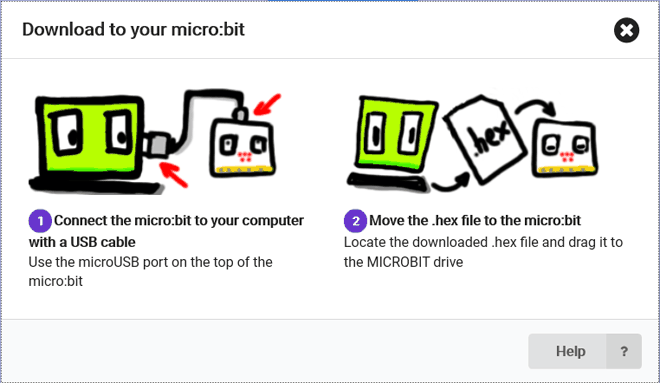 Přenesení programu do micro:bitu