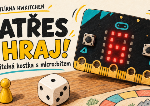 Nastavitelná hrací kostka s microbitem