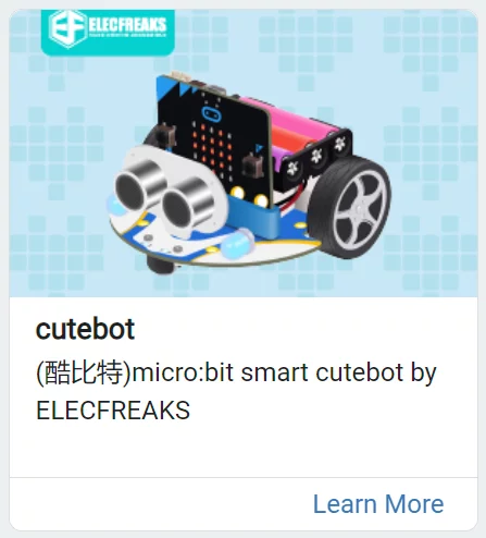 Rozšíření microbit pro robota Cutebot