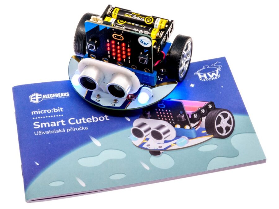 Smart Cutebot - chytré závodní auto pro výuku programování microbit