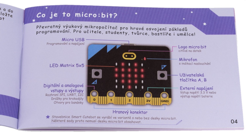 Smart Cutebot český návod - microbit
