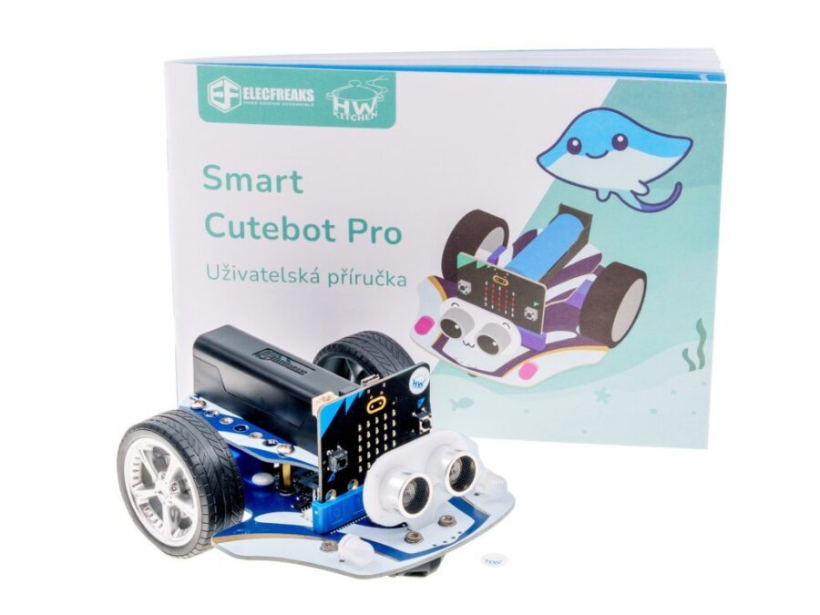 Smart Cutebot Pro - Bravurně jezdící auto pro výuku programování micro:bit