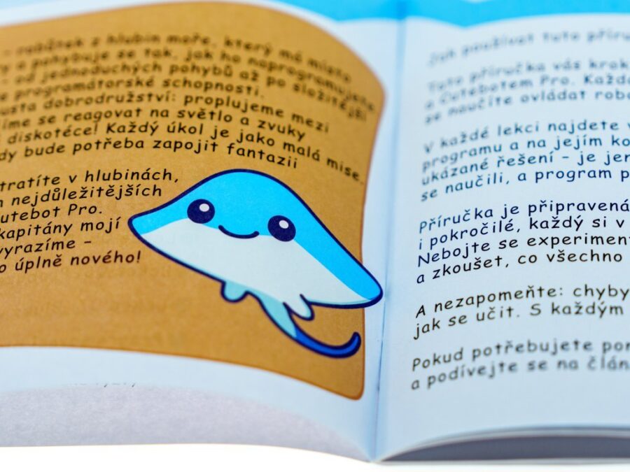 Rejnok jako průvodce návodem pro Cutebot Pro