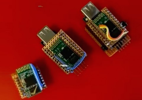 Z USB klávesnice na bezdrátovou Arduino