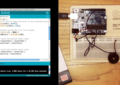 Úvodní foto k videO tutoriálu pro tvorbu Arduino hudebního nástroje