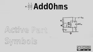 Úvodní fotografie k video tutoriálu o aktivních prvcích ve schématech elektrických obvodů