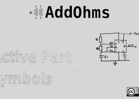 Úvodní fotografie k video tutoriálu o aktivních prvcích ve schématech elektrických obvodů