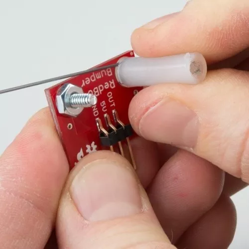 Připevnění drátu - RedBot