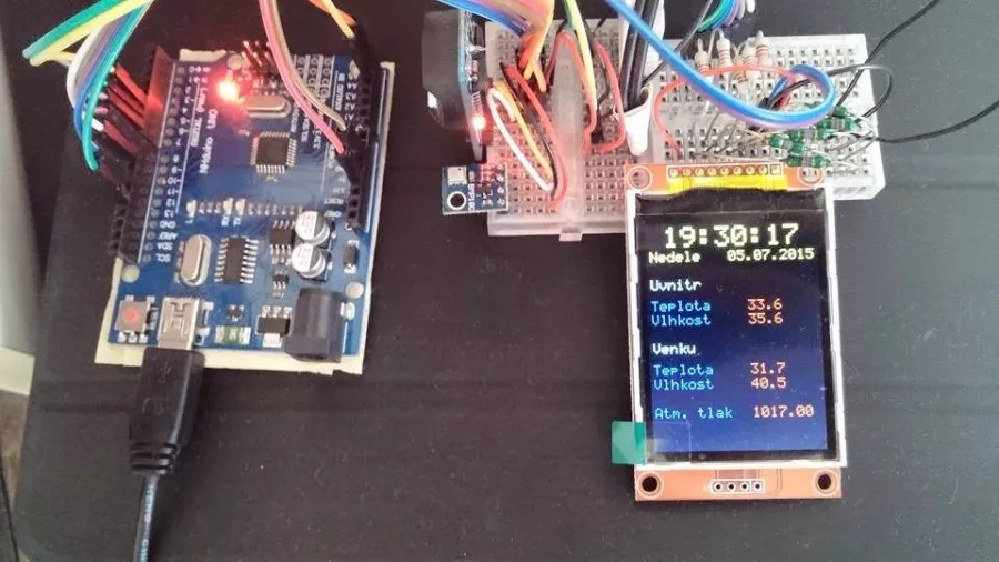 Arduino a barevný displej