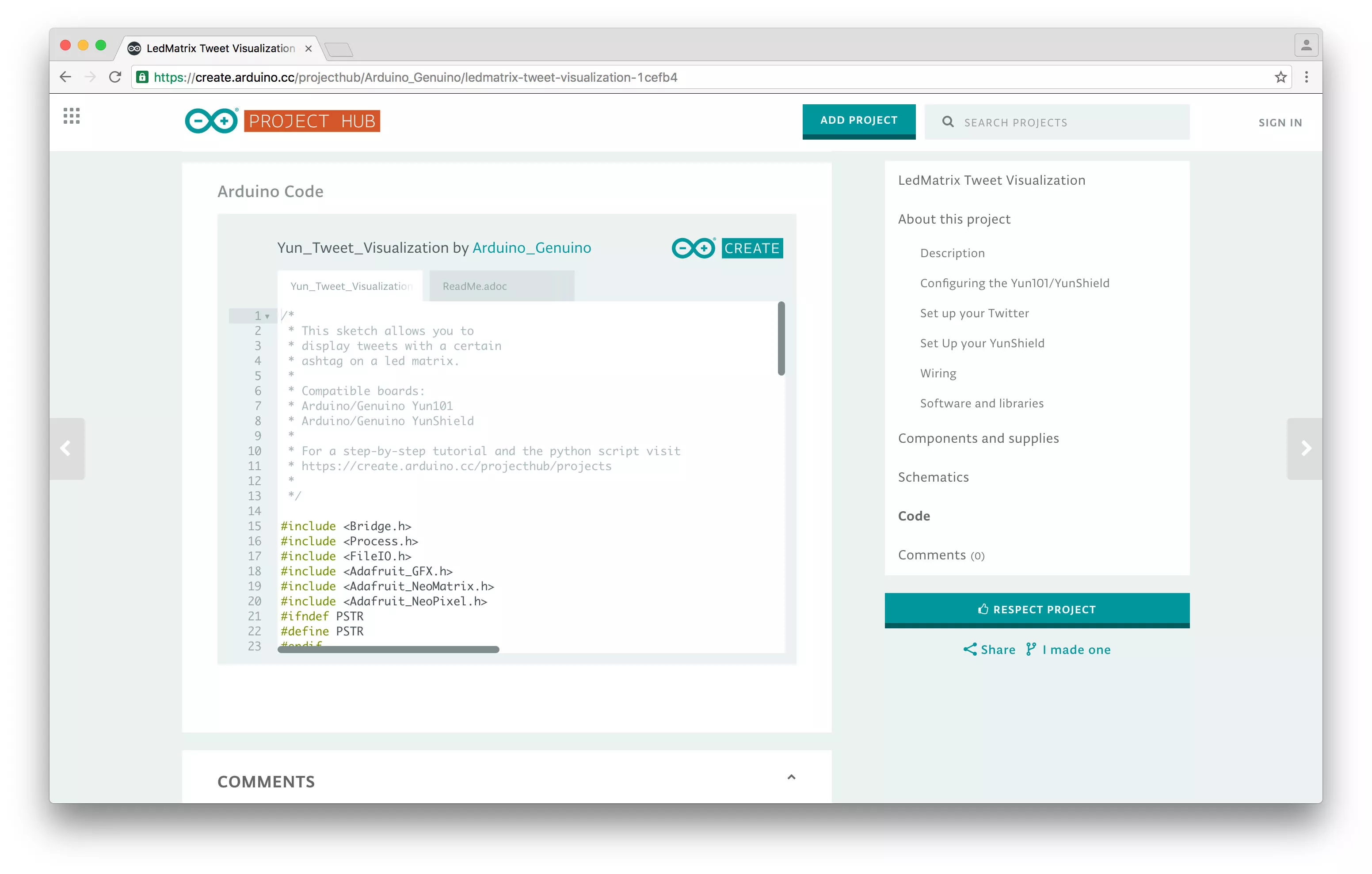 Arduino Create Správa návodu k projektu