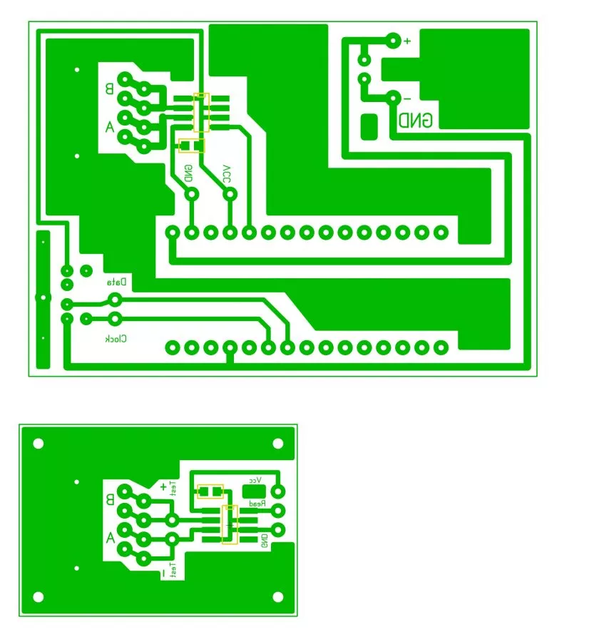 Arduino a PS/2 klávesnice - PCB