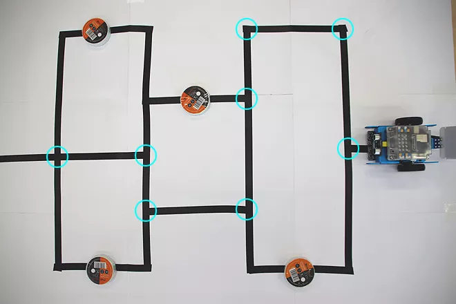 mbot - mapa pro program labyrint