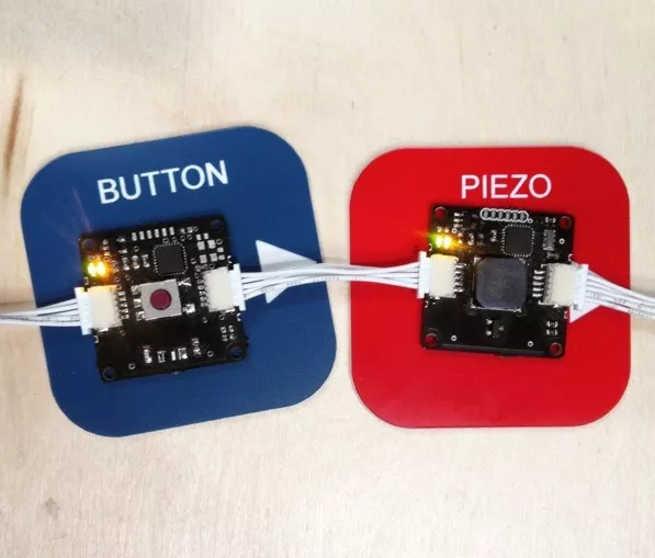 Elektronické moduly Eslov - Button a Piezo