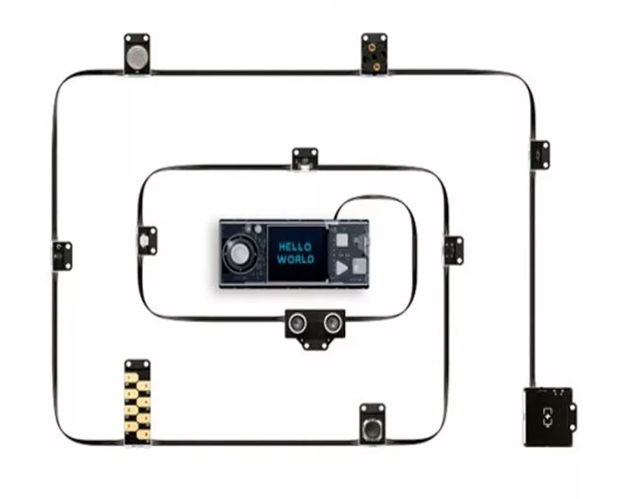 mBot2 - způsob zapojování dalších modulů do CyberrPi - v sérii