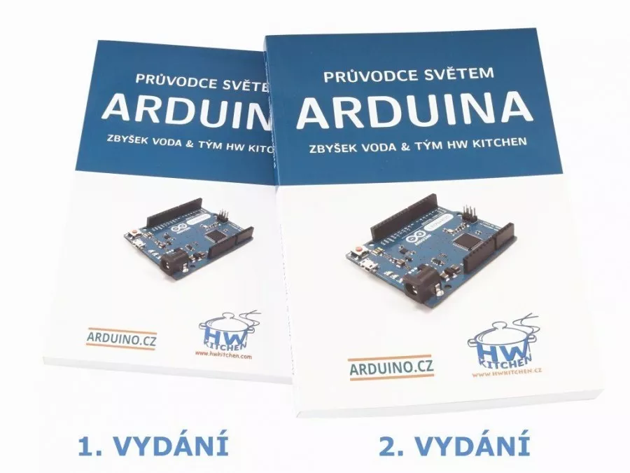 Průvodce světem Arduina 2. vydání - rozdíl