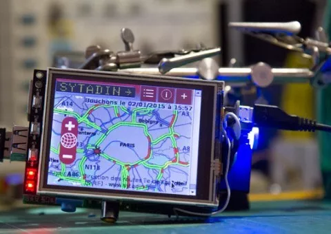 Raspberry PI monitor dopravy