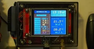 Bezdrátový displej Weatherduino